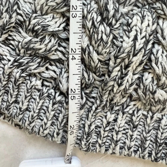 C/Meo Collective Women Sweater Crew Neck Melange Gray Cotton Blend Sz Small S - Picture 6 of 10